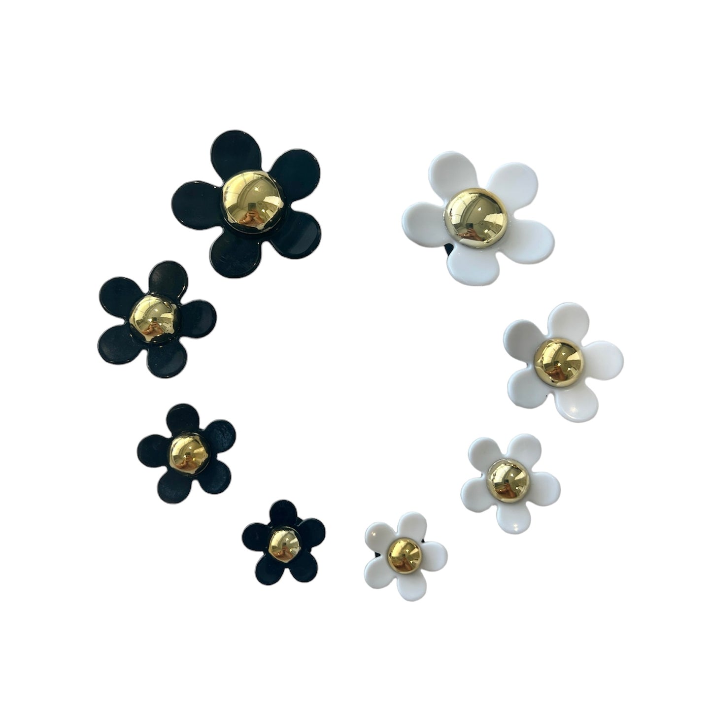 White & Black Flower Sets