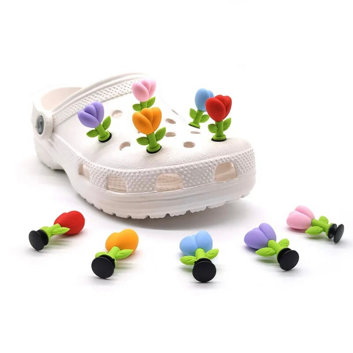 3D Flower Crocs Charm