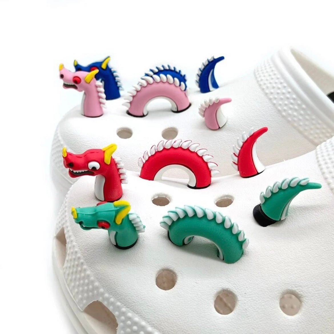 3D Dragon Set Crocs Charm