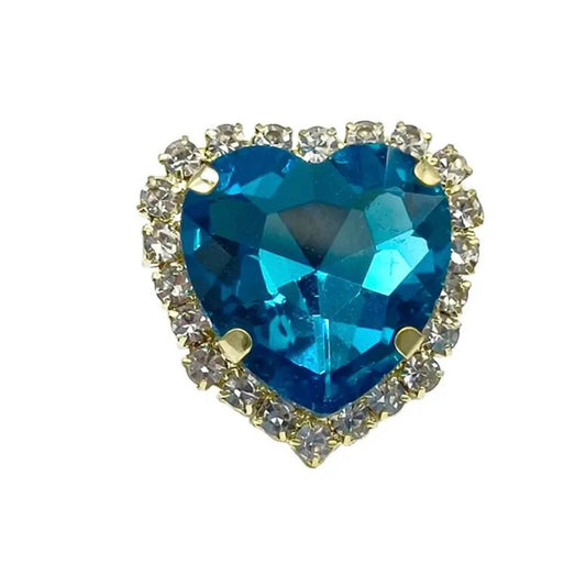 Blue Heart Gemstone